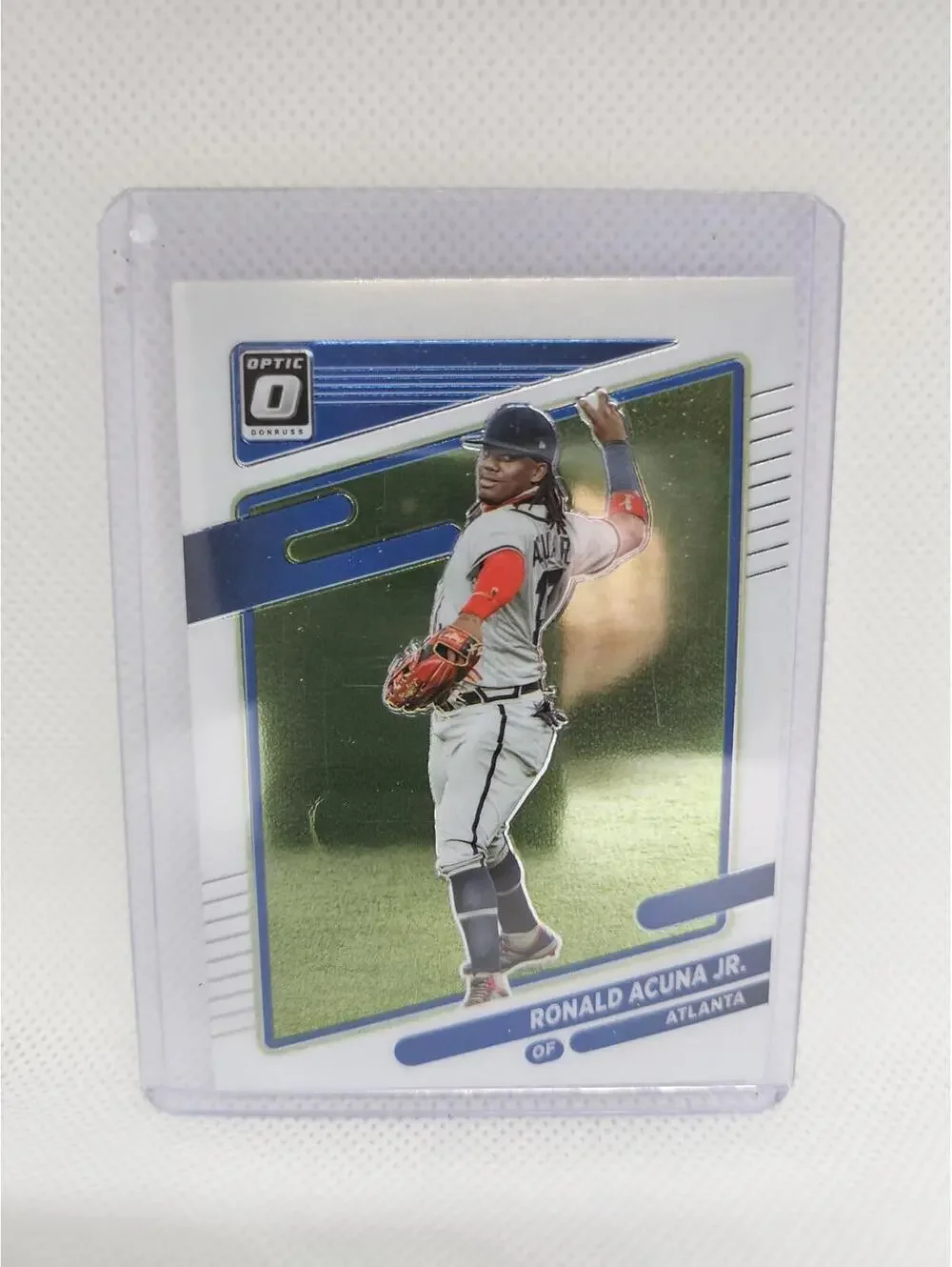 Ronald Acuna Jr.- 2021 Panini Optic baseball Donruss #189 - Braves - RAW Mint